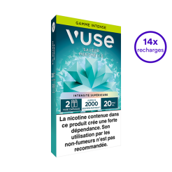 Pack VUSE Menthe Ice 14 recharges 20 mg/mL