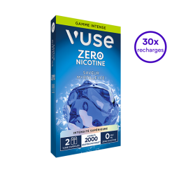 Pack VUSE Myrtille Ice 30 recharges 0 mg/mL