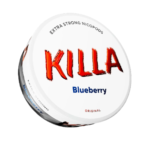 snus killa Blueberry X-Strong 12,8 mg sans tabac