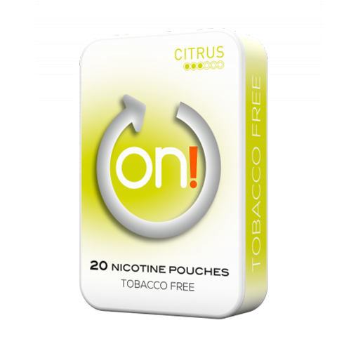 Nicotine pouches mini dry On! CITRUS 3mg/sachet
