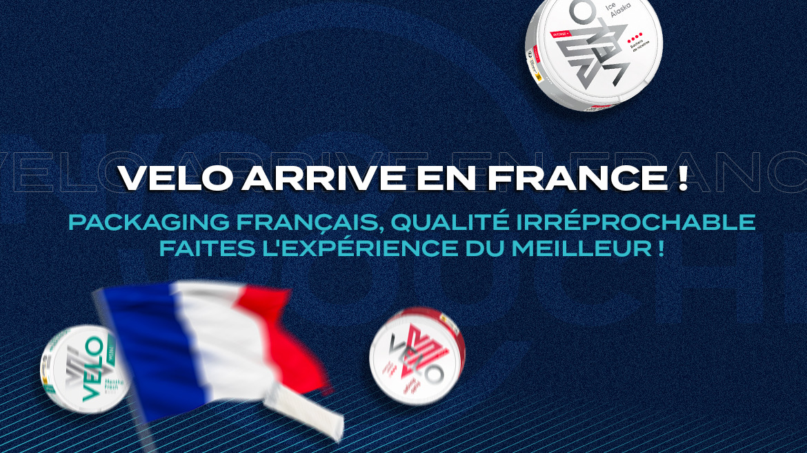 Les nicotine pouches VELO en France
